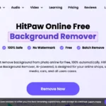 Background remover from photo by Hitpaw