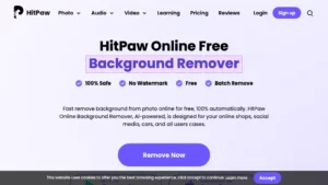 Background remover from photo by Hitpaw