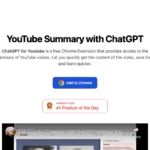 ChatGPT for YouTube