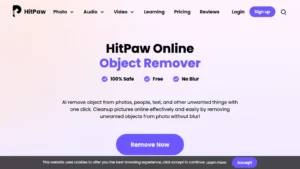 Remove object from photo by HitPaw