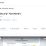 Youtube Transcript AI Summary